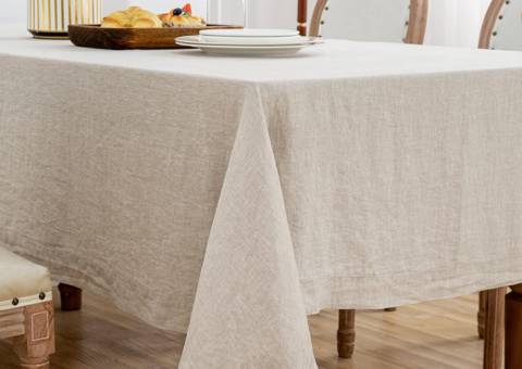 Linen Tablecloth - Hygge Inspired Thanksgiving Meal