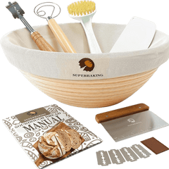 Superbaking Sourdough Proofing Basket and Tools