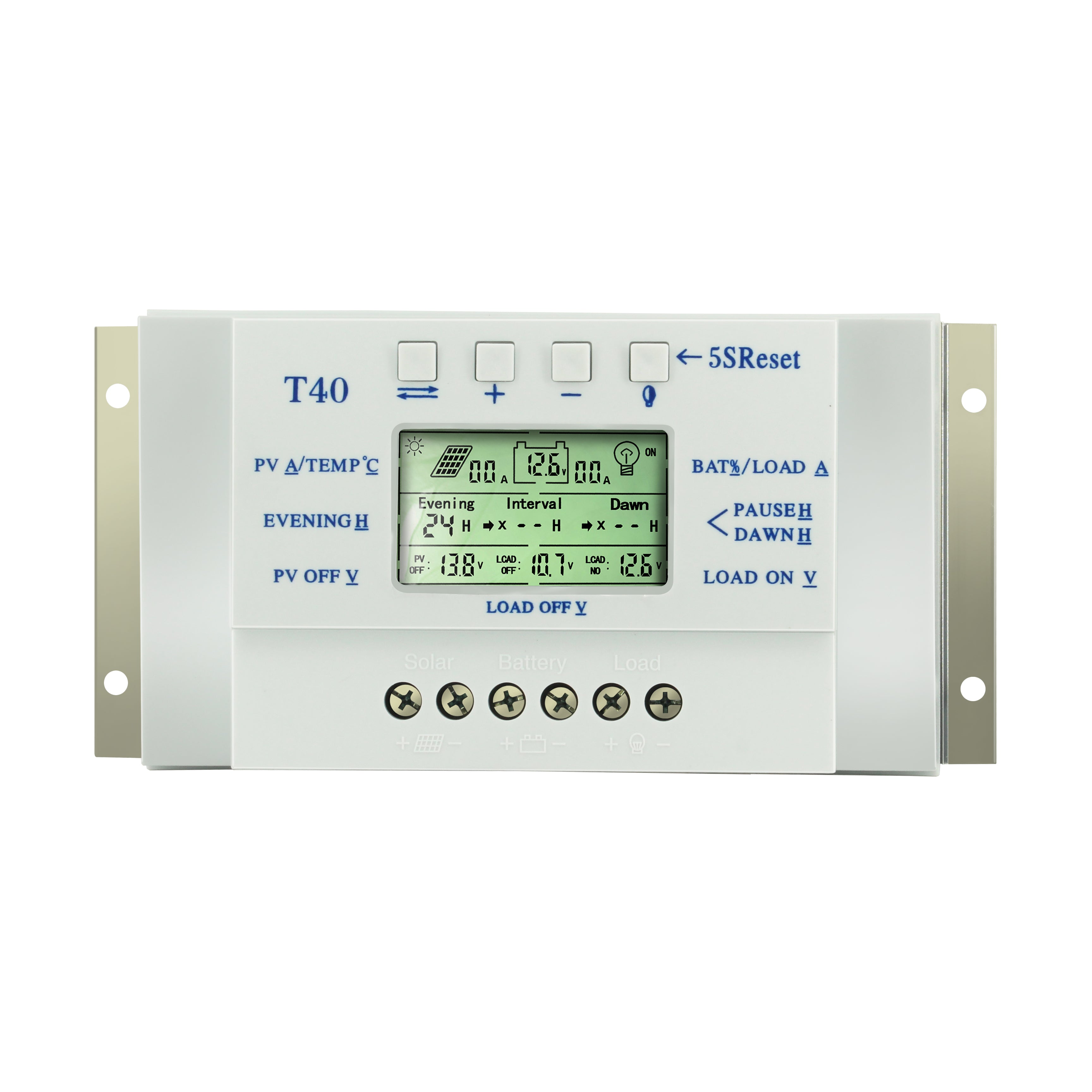 60A DC 12V/24V/36V/48V MPPT Solar Charge Controller – ECGSOLAX