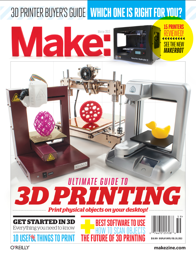 2013 Make Magazine 3D Printing Buyer's Guide