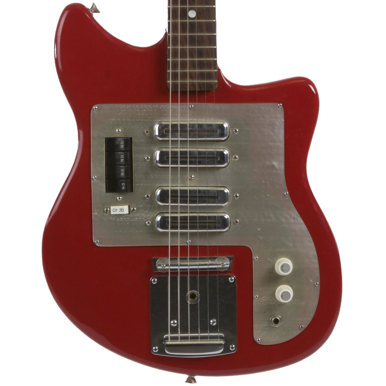 red teisco guitar