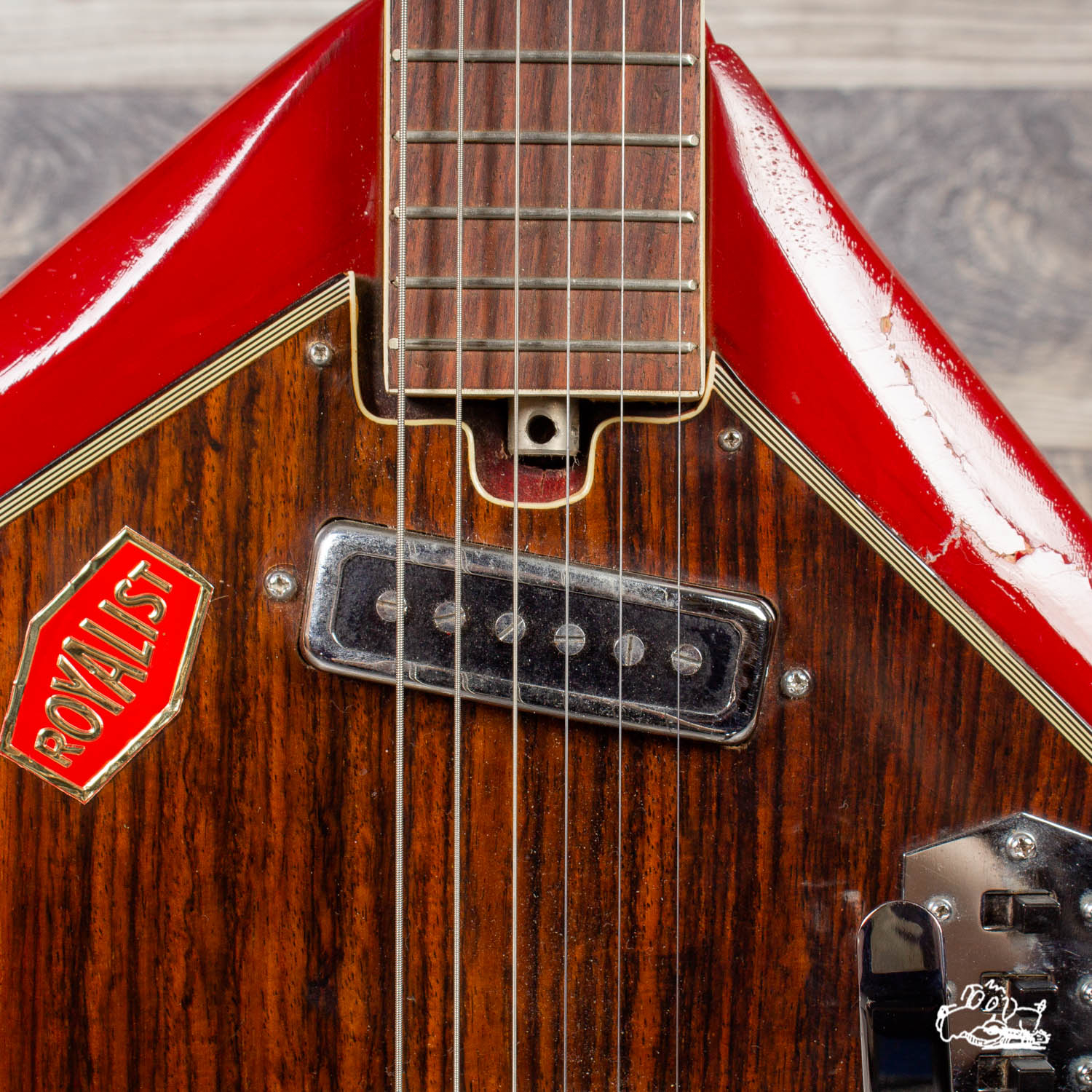 vintage teisco guitar acapella