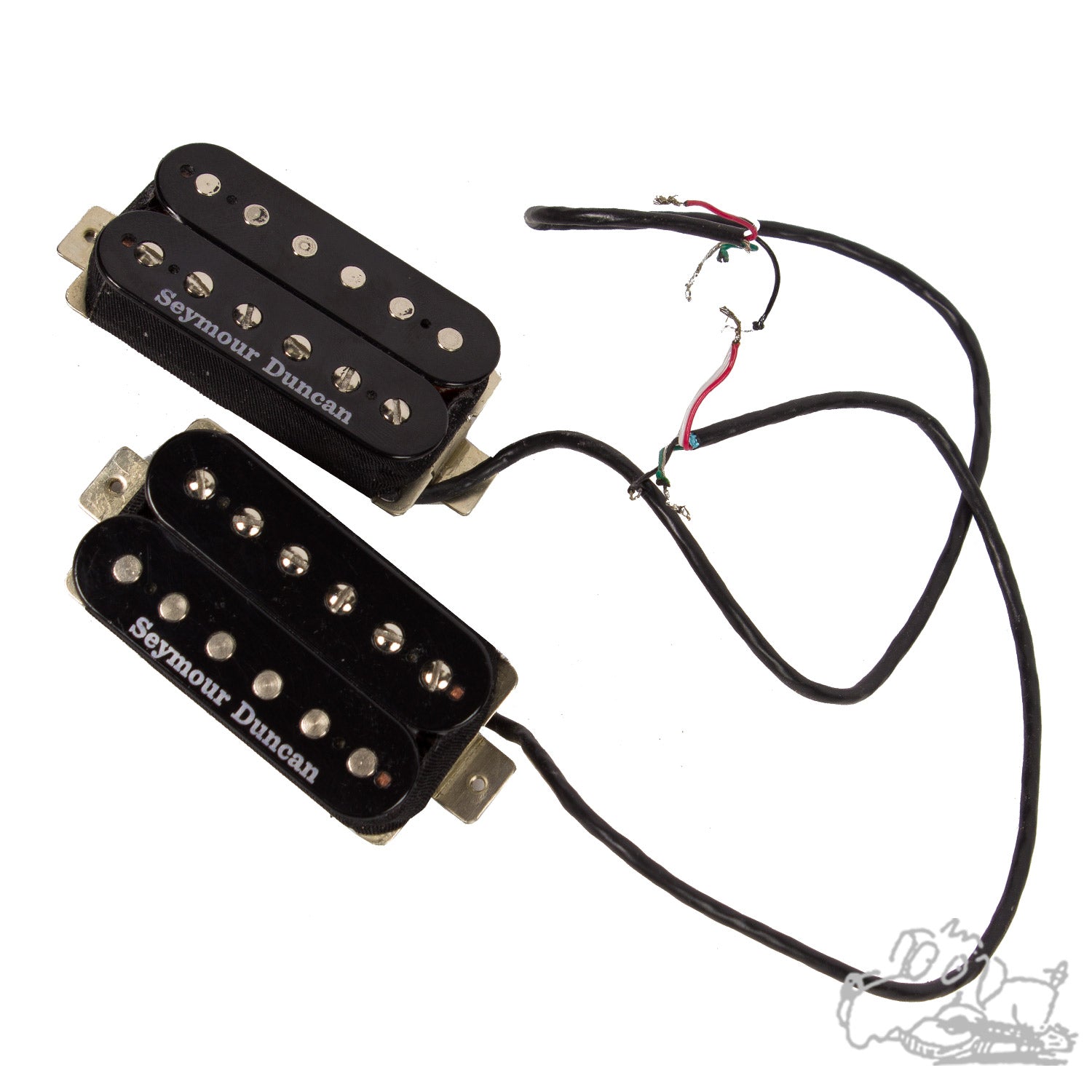 Used Seymour Duncan Hot Rodded Humbucker Set Sh 4 And Sh 2n Garrett Park Vintage Guitars