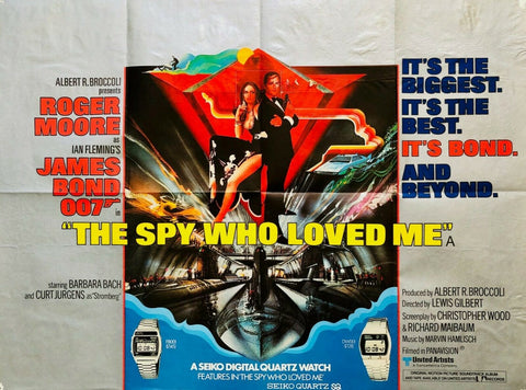 James Bond spy loved poster