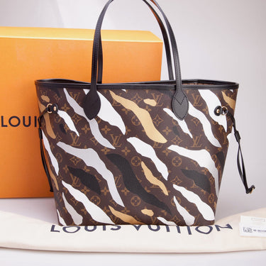 LOUIS VUITTON Monogram Giant By The Pool Neverfull MM Brume