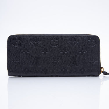 LOUIS VUITTON Epi Clemence Wallet Black 1259569