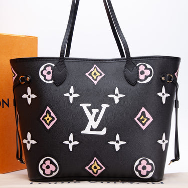 Louis Vuitton Spring In The City Midnight Fuchsia Neverfull MM Set - A  World Of Goods For You, LLC