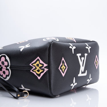 Louis Vuitton Monogram Giant Spring in The City Neverfull mm Midnight Fuchsia (New)