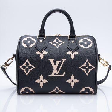 Louis Vuitton Navy Monogram Empreinte Leather Speedy 30