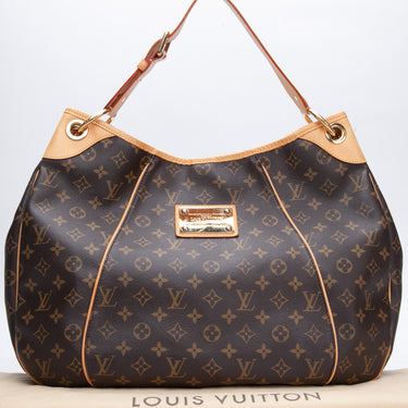 Authentic Louis Vuitton Galliera GM Monogram Hobo Shoulder Handbag