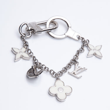 Louis Vuitton Black Fleur d'Epi Bag Charm