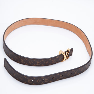 Louis Vuitton Black/Brown Leather Initiales Reversible Belt Size 75/30 -  Yoogi's Closet