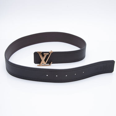 Louis Vuitton LV Tilt 40mm Reversible Belt Navy Taurillon. Size 95 cm