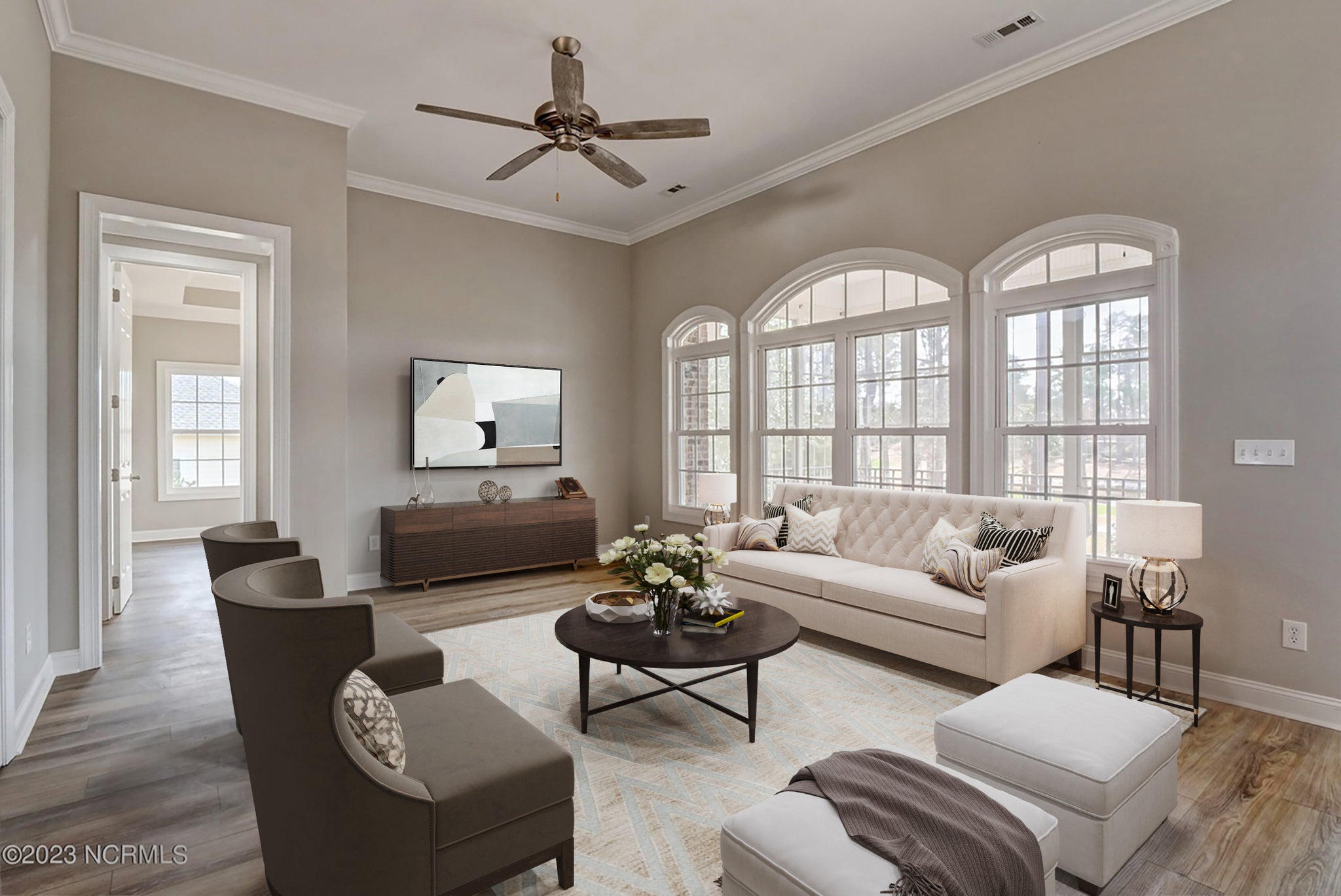 Virtual Staging in a living room