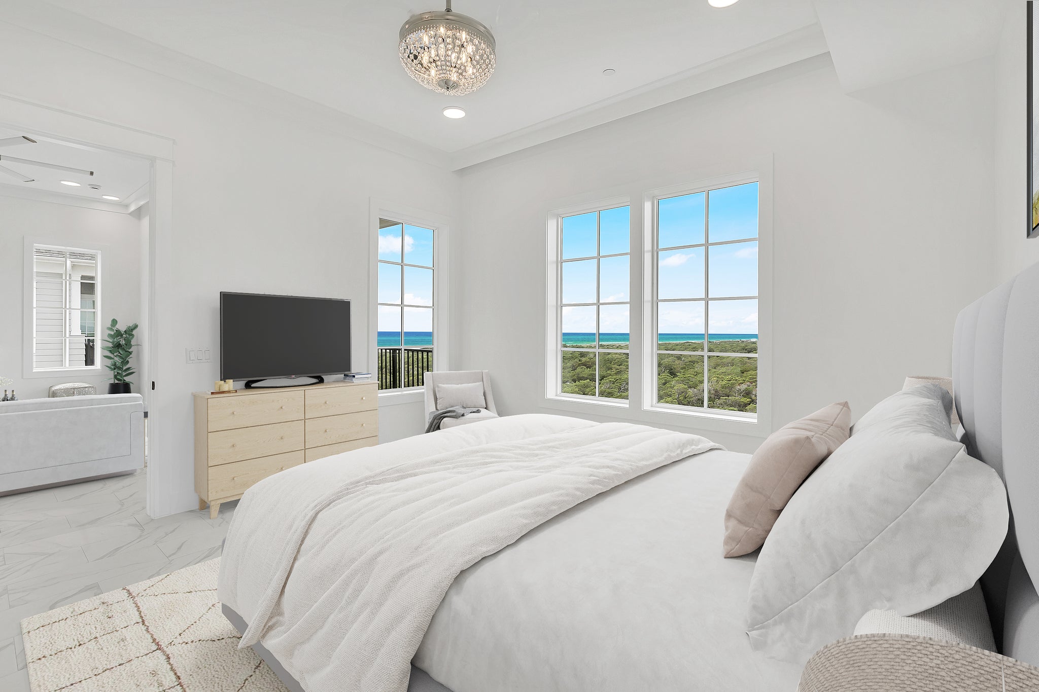 virtual staging in a bedroom