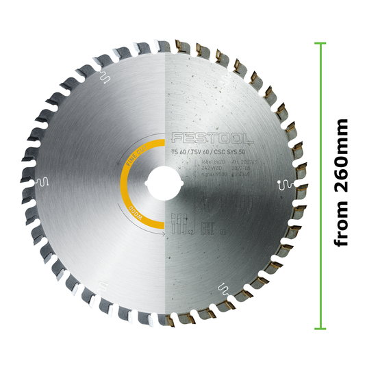 Saw Blade Sharpening, TS55 & TS60