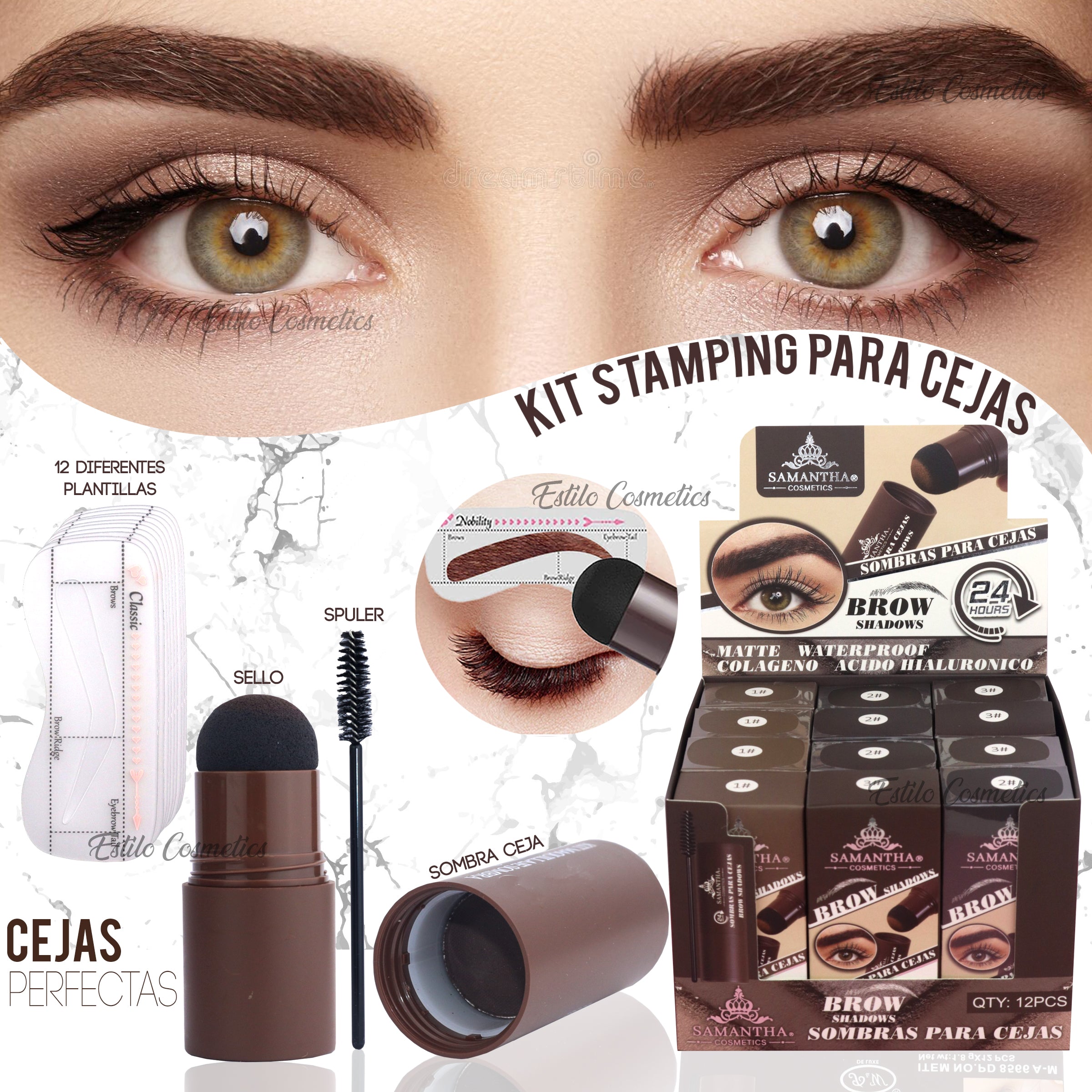 KIT DE SELLOS PARA CEJAS