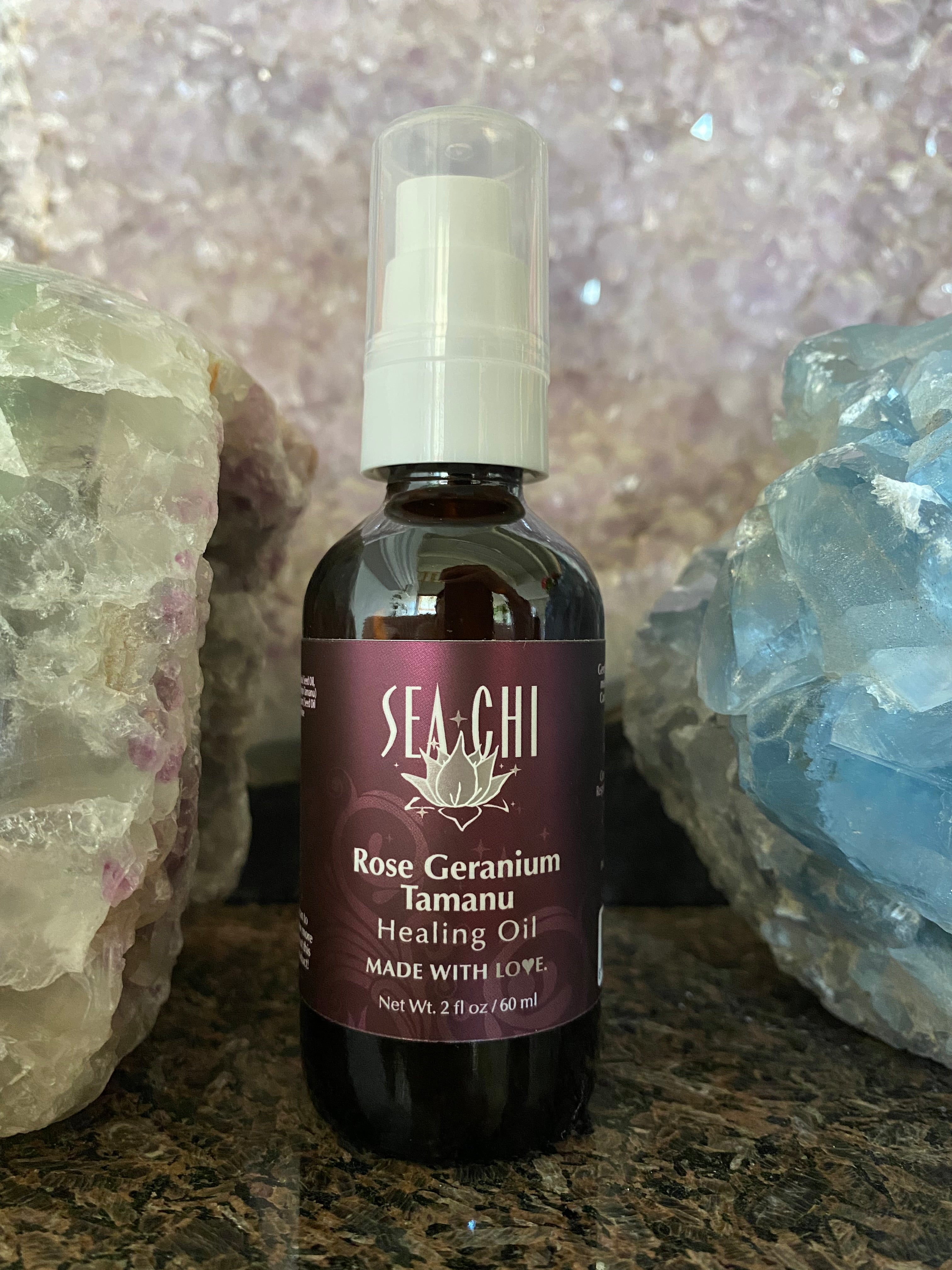 Rose Geranium Tamanu Healing Oil