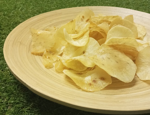 Chips de manioc au sel de guérande. Sans Gluten