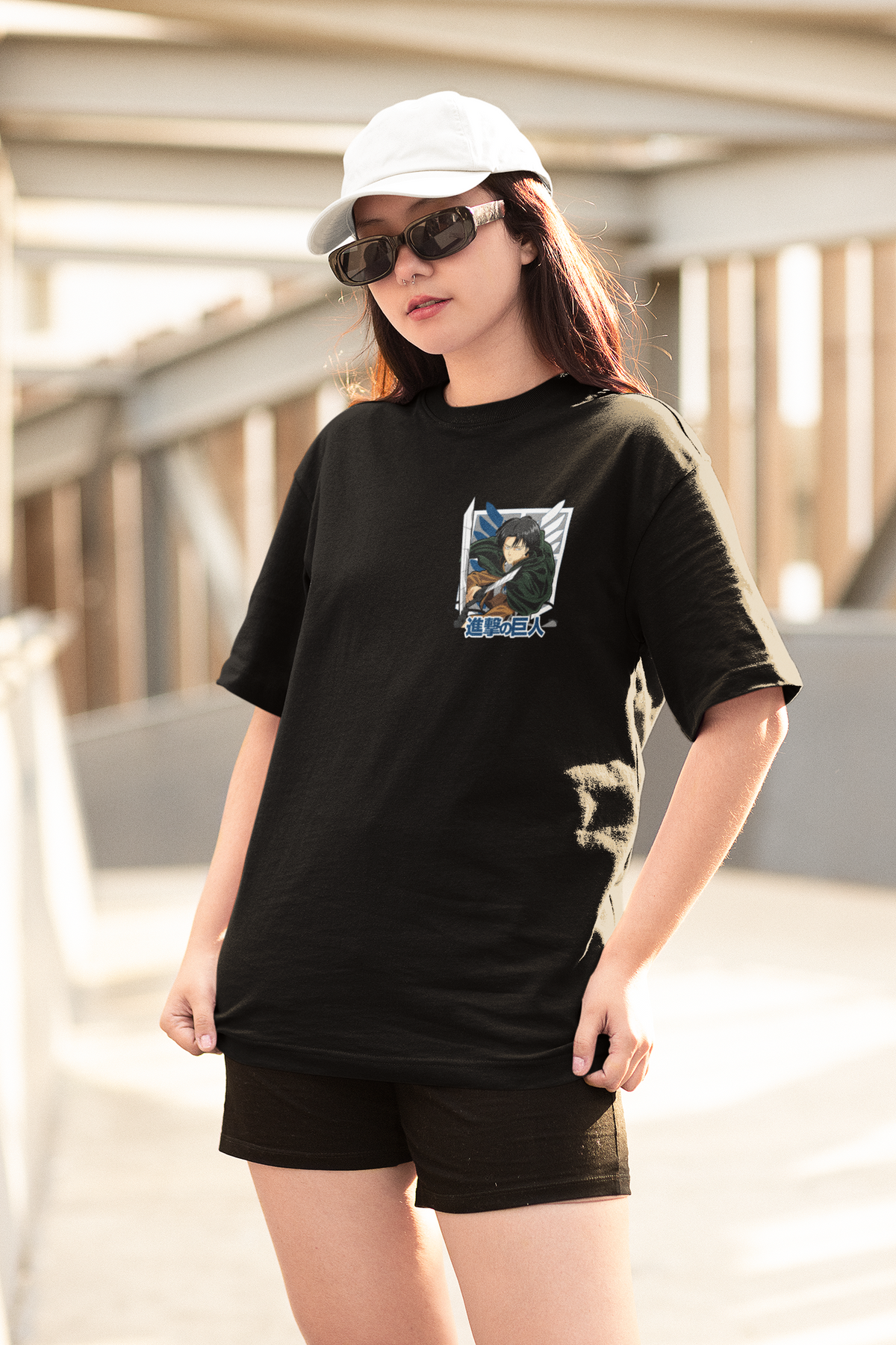 Attack On Titan Female Titan Black T-Shirt