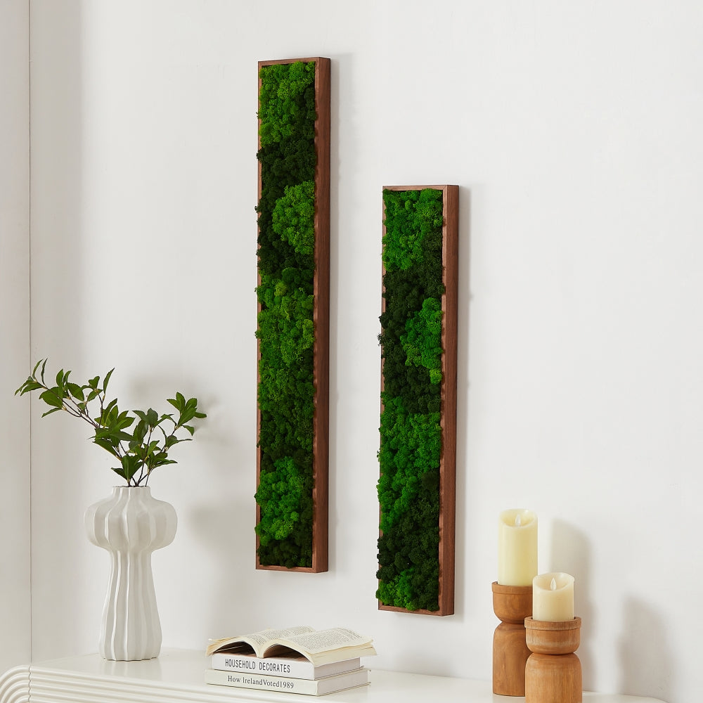 Moss Art- DIY textured wall decor in less than an hour - A Life Unfolding