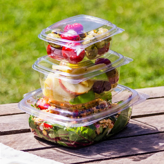 Vegware Vhd-08 Hinged Deli Container 8 oz PLA Pack of 300