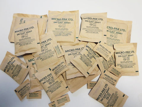 Micro-Pak® Dri Clay® Kraft All-Natural Clay Desiccant Packet is Biodegradable in Landfill and Outperforms Silica Gel & Calcium Chloride Moisture Absorbers