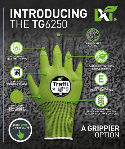 Introducing the Traffi TG6250 LXT Carbon Neutral Work Glove