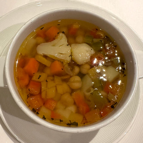 Princess Cruises Majestic Princess Vegan Menu 6 - Soup - March 2024