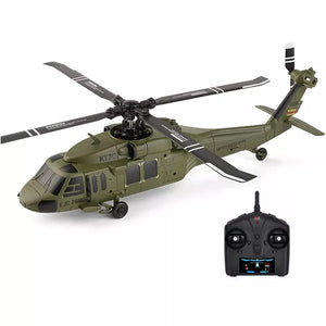 Wltoys K170 Black Hawk UH-60L RC Helicopter 4CH Four Propeller Simulation Brushless Fixed Height Helicopter - DRONESSET
