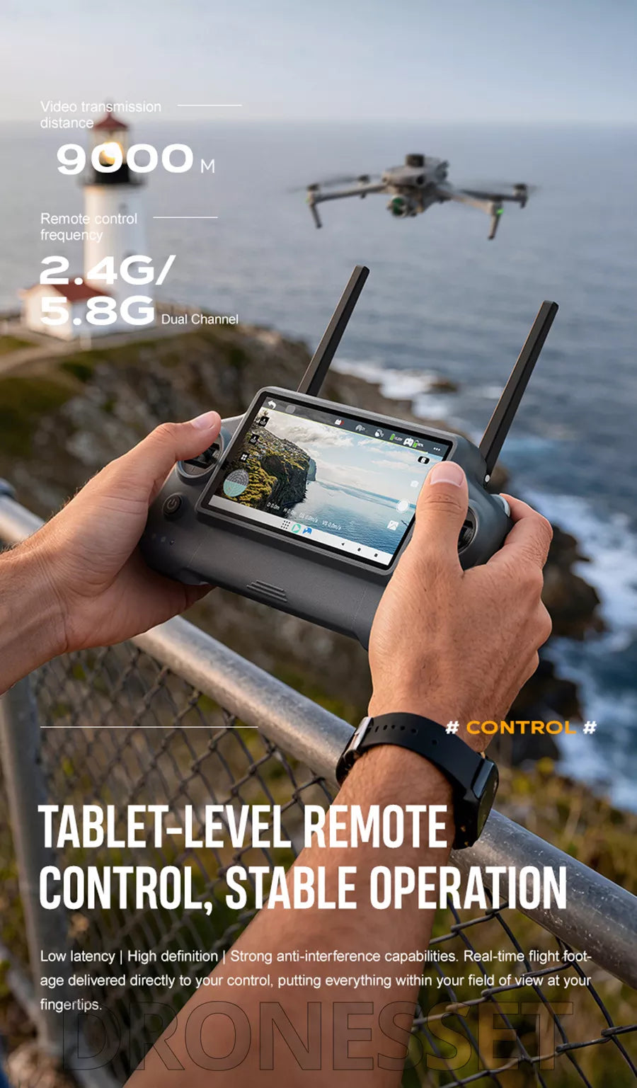 SMRC WING100 Upgraded version 8K Drone 3-Axis Gimbal Obstacle Avoidance 5G GPS Quadcopter Optional Screen Remote Control