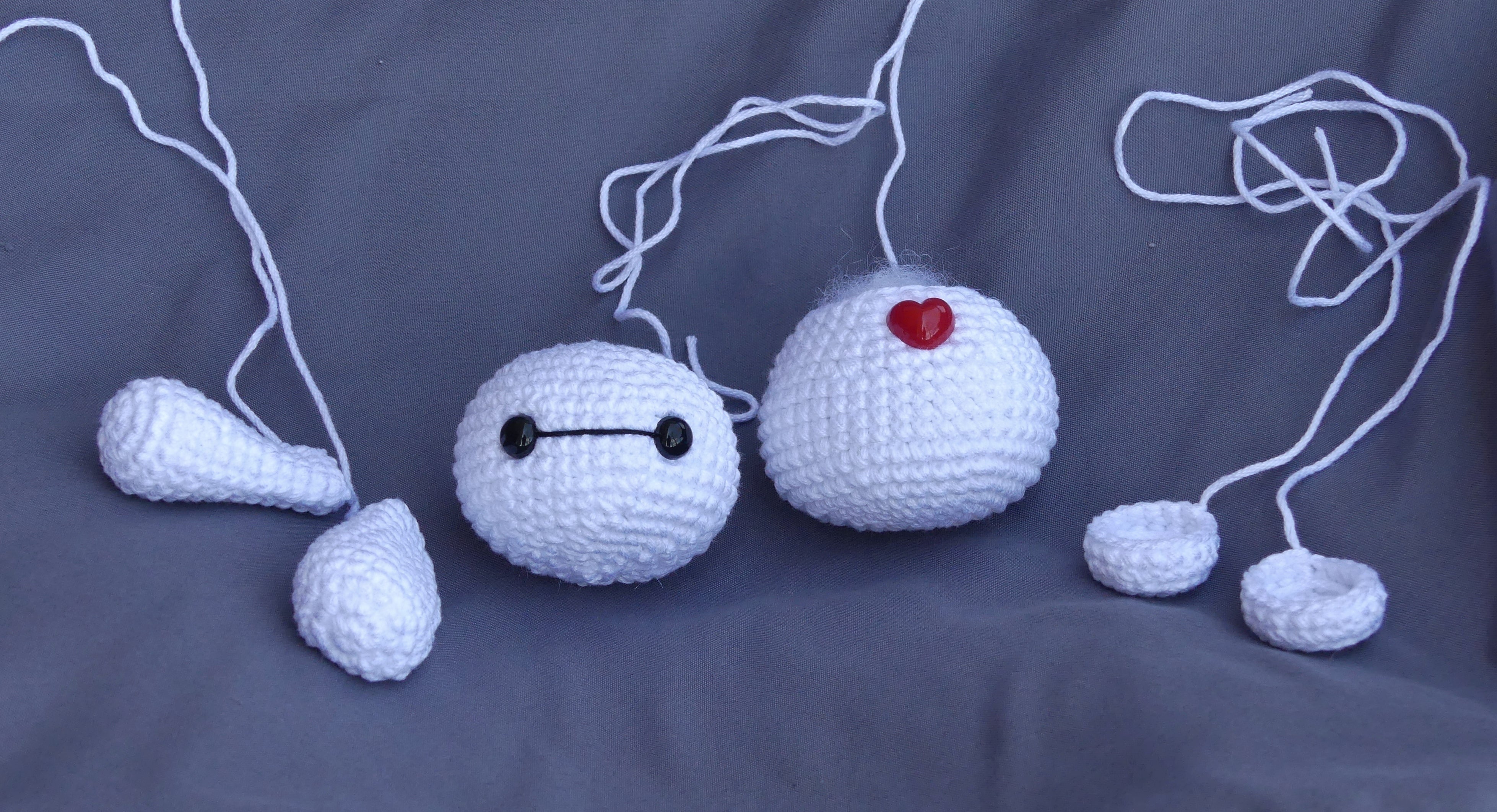Crocheted Tiny Baymax
