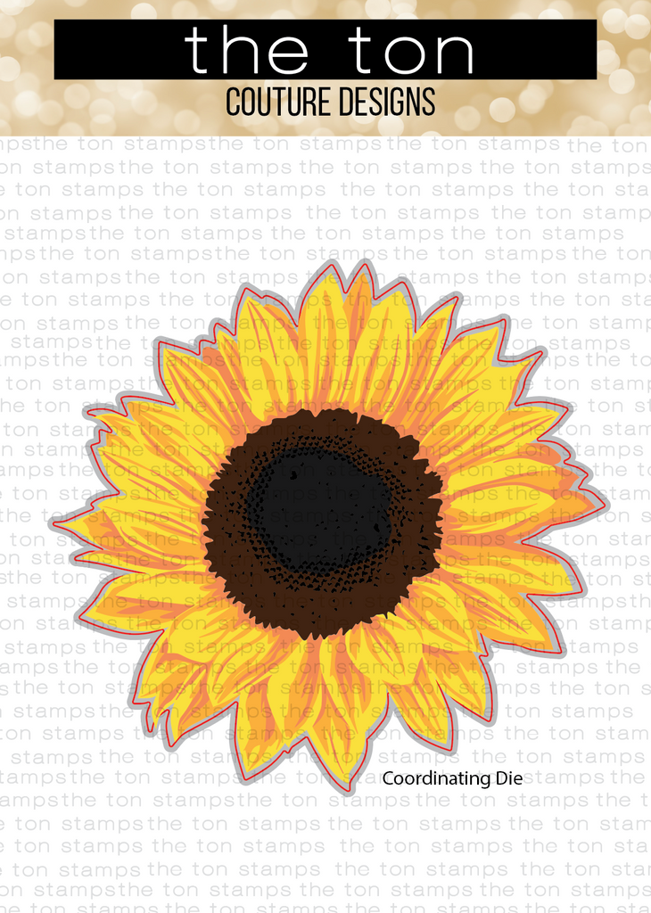 Jumbo Sunflower Coordinating Die (coord. with 6in stencils)