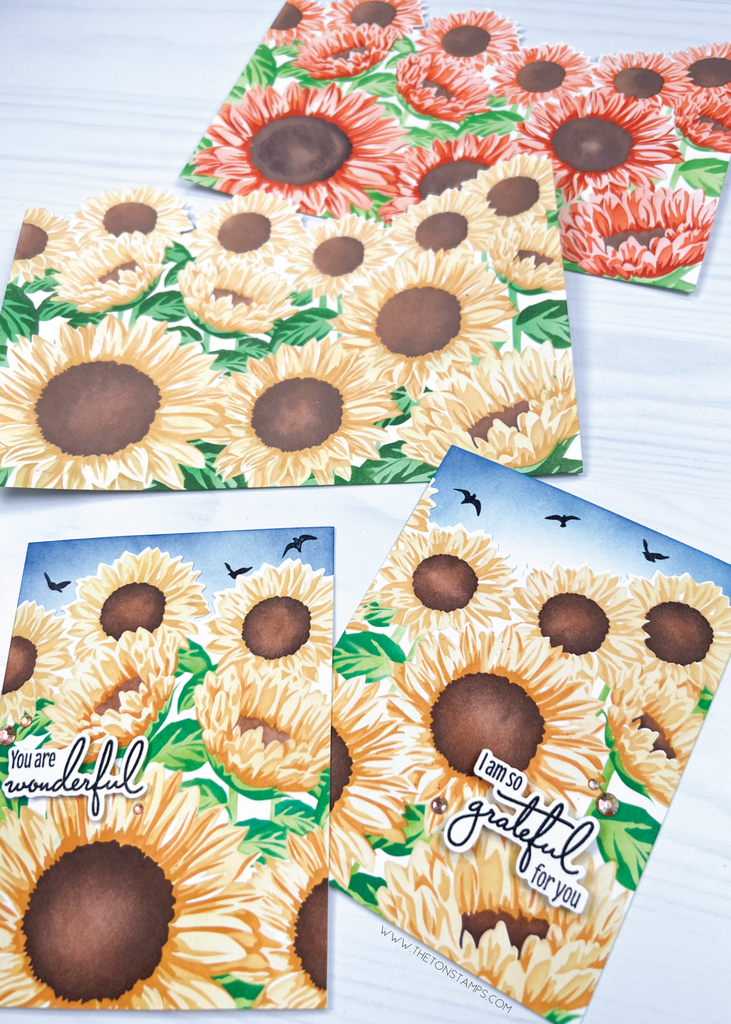 Intro: Jumbo Sunflowers Layering Stencils Tutorial 