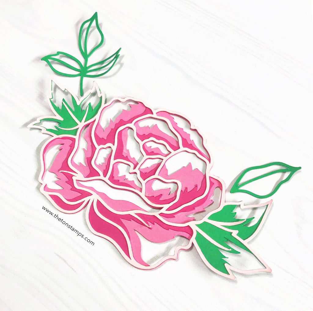 Free Free Layered Rose Svg 162 SVG PNG EPS DXF File