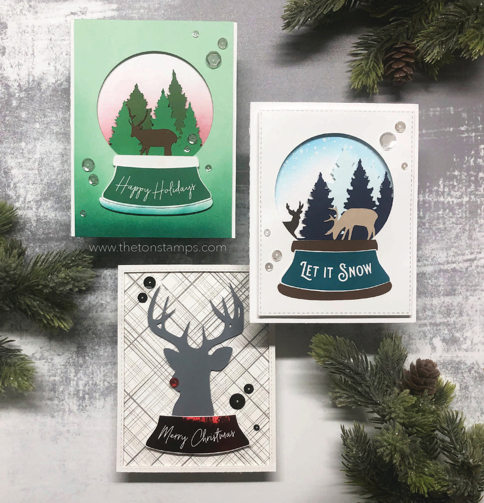 Download Snow Globe Bundle - SVG Cut Files and Printables - The Ton