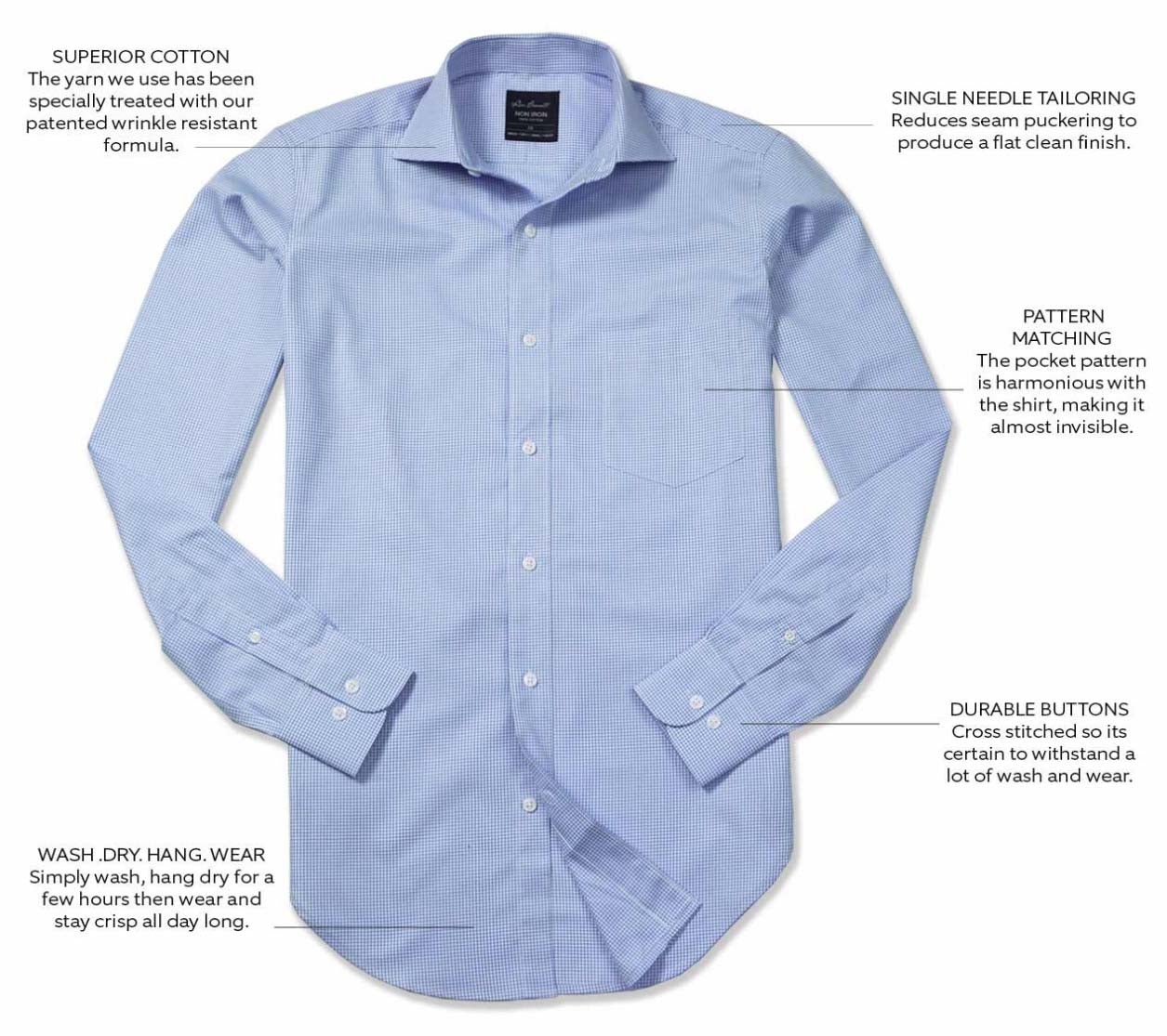 3 Reasons to Choose a Non-Iron Shirt | big men clothes,