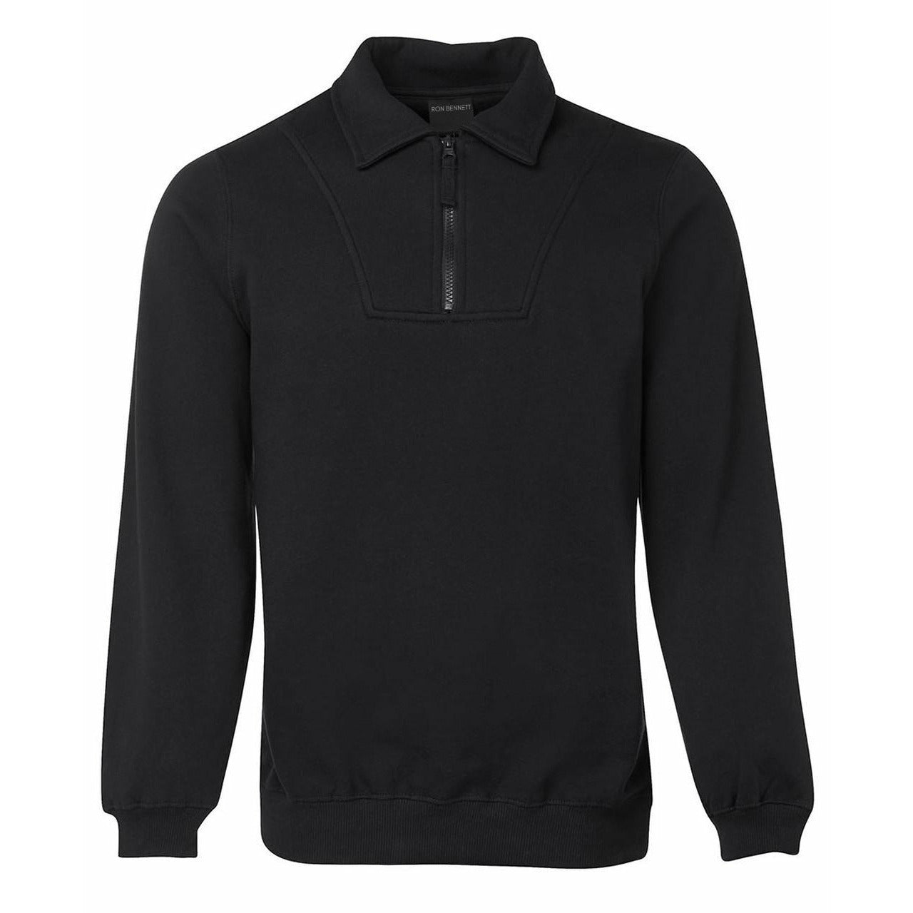 Big Men's 1/2 Zip Fleecy Sweat