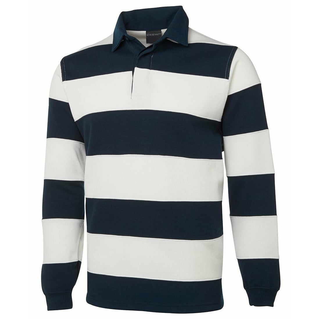 Big Men's Striped Rugby