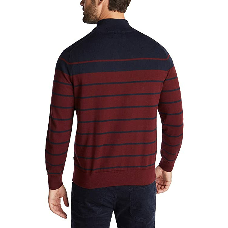 Nautica Navtech Quarter-Zip Striped Sweater | Big Men’s Clothing by Ron ...