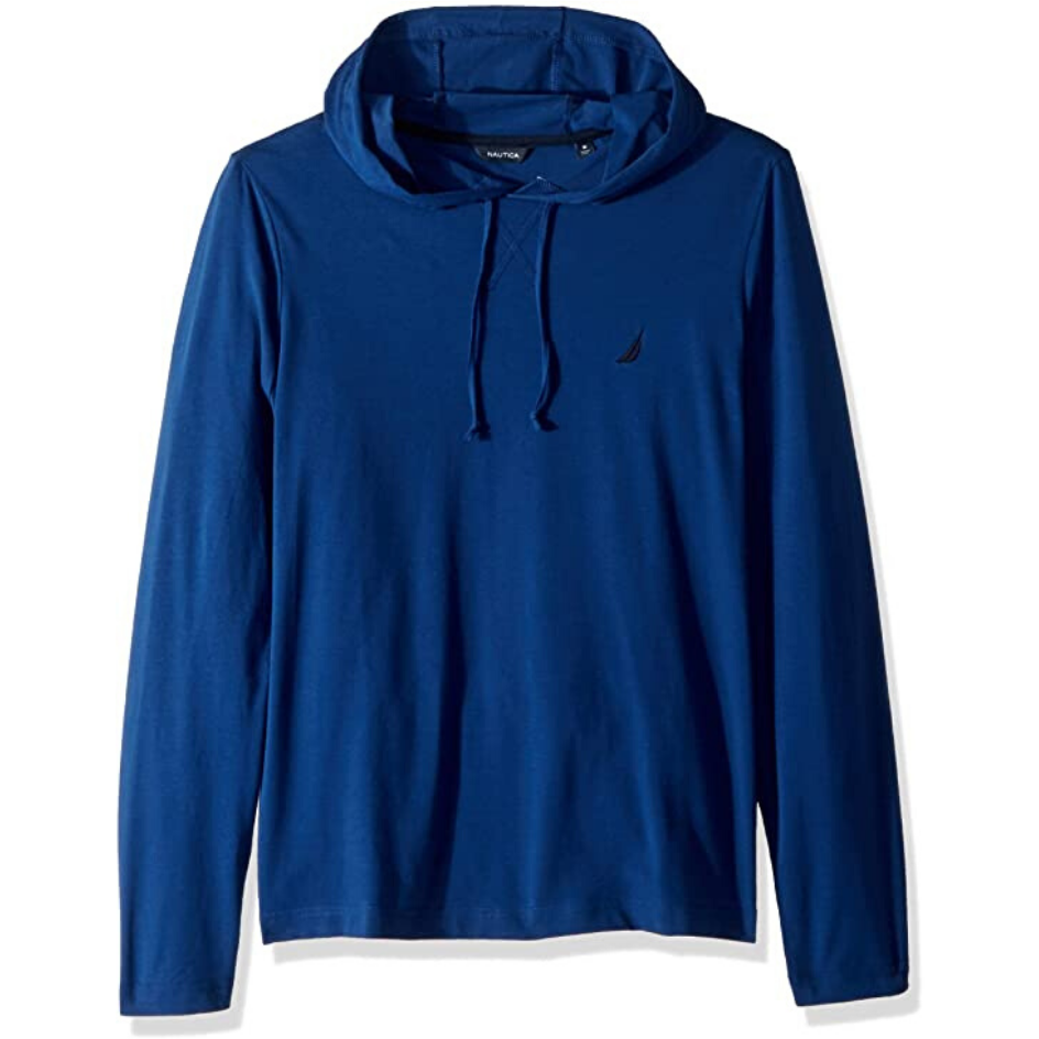 Nautica Long Sleeve  Hoodie  in Estate Blue