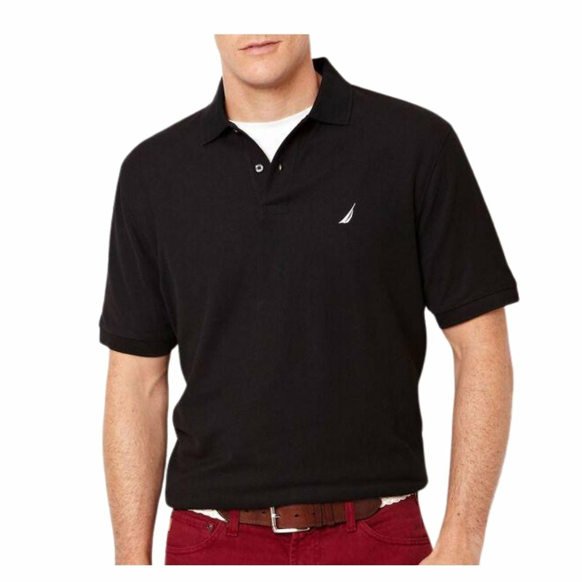 Nautica Anchor Polo in Black