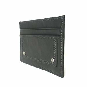 Willis Black Genuine Compact Thin Leather Cardholder Wallet