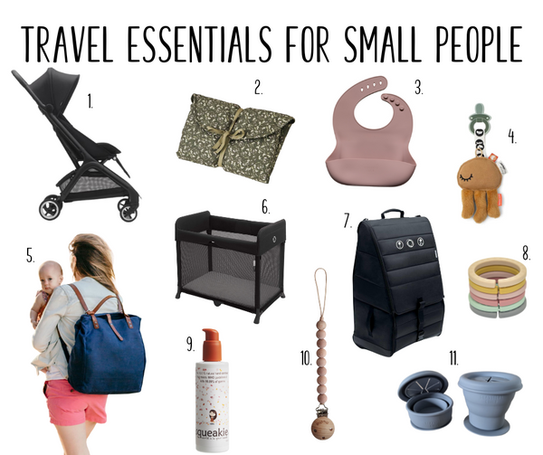 Essentials for travelling with baby