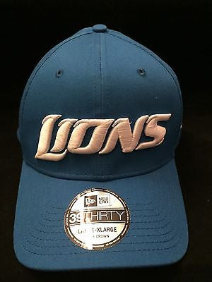 detroit lions flex fit hat