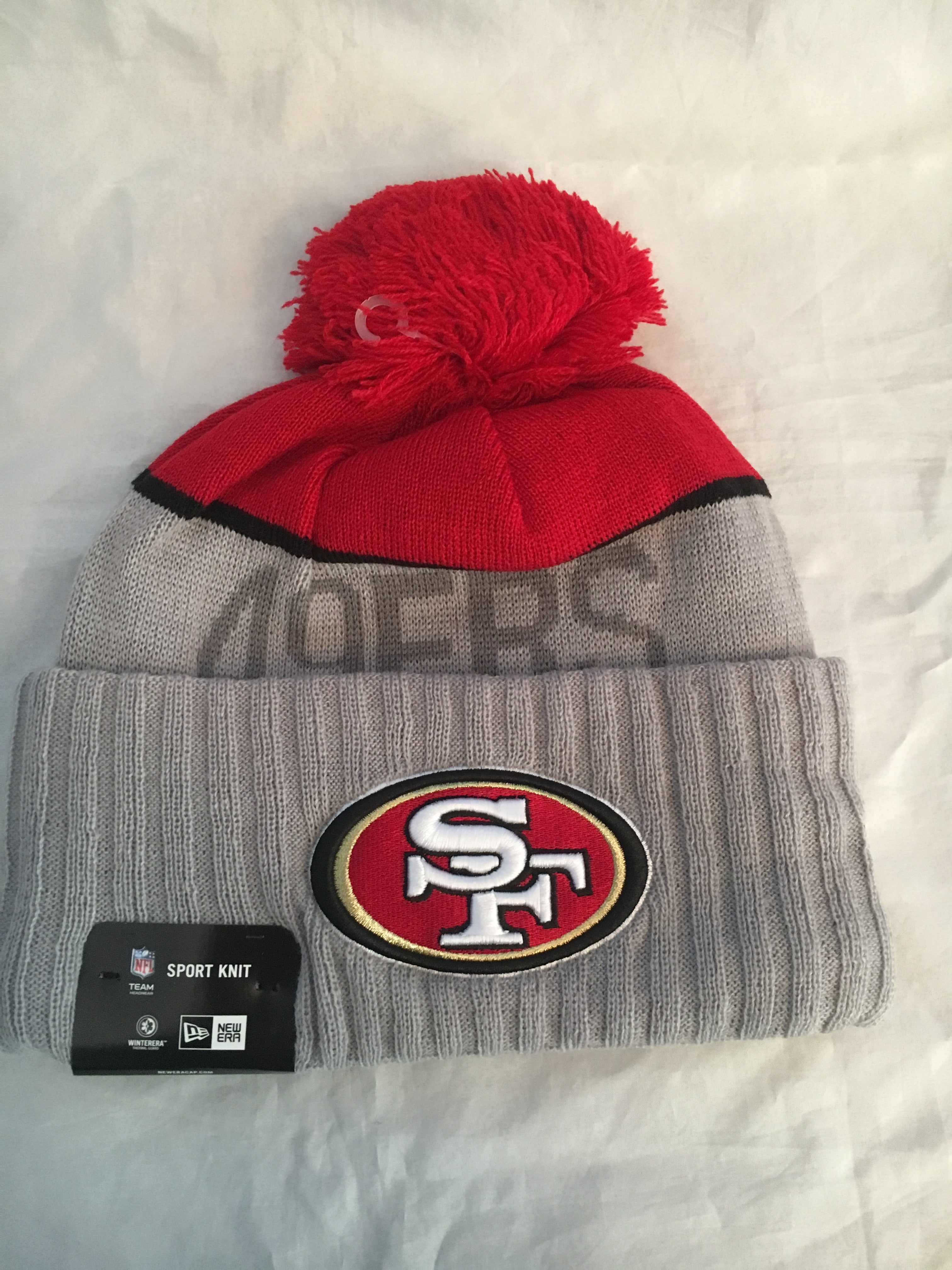 San Francisco 49ers WINTER-JUNGLE Knit Beanie Hat by New Era