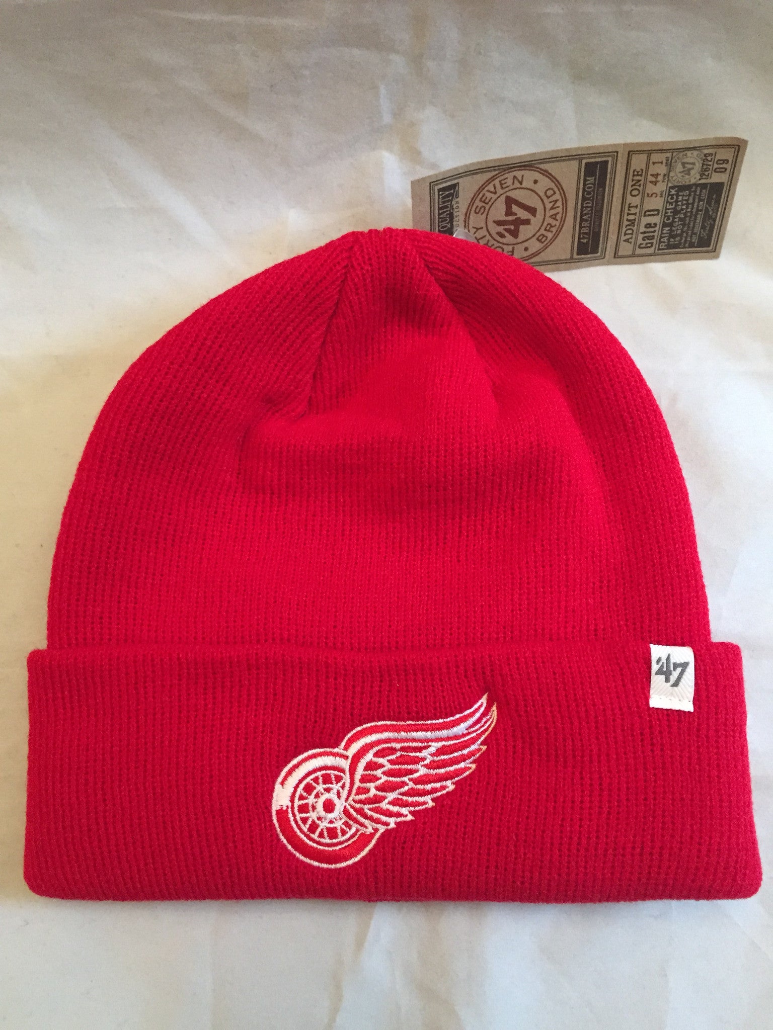 detroit red wings winter hat