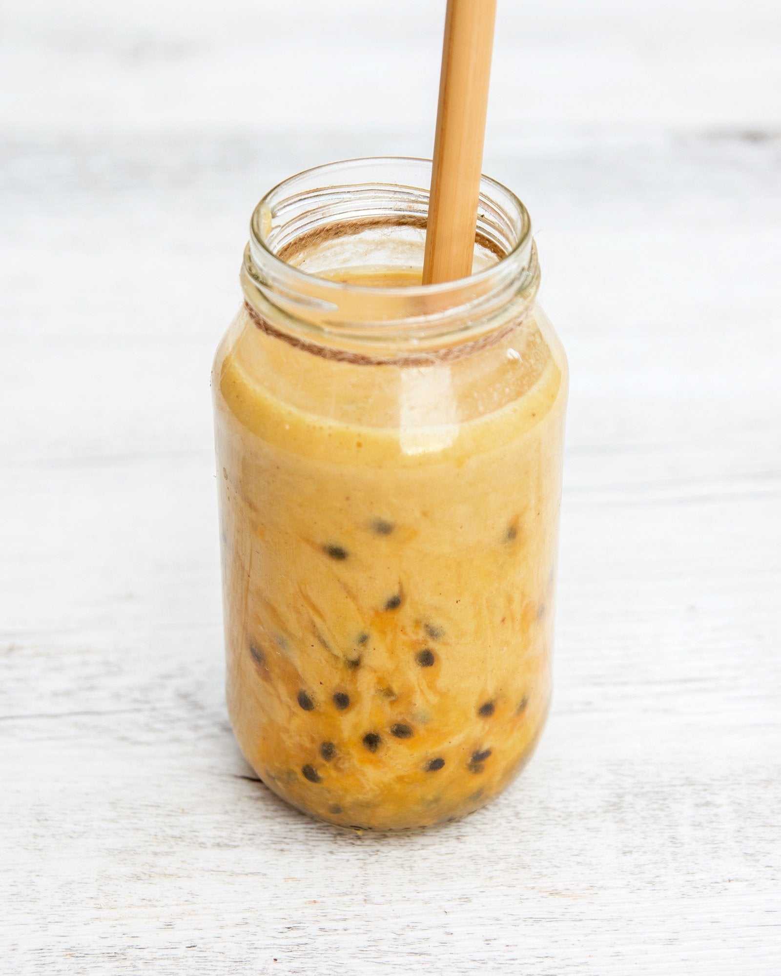 MANGO PASSIONFRUIT PROTEIN SMOOTHIE | Tropeaka