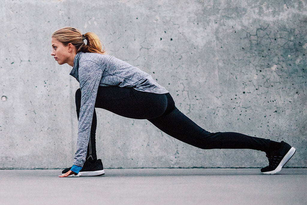 girl stretching