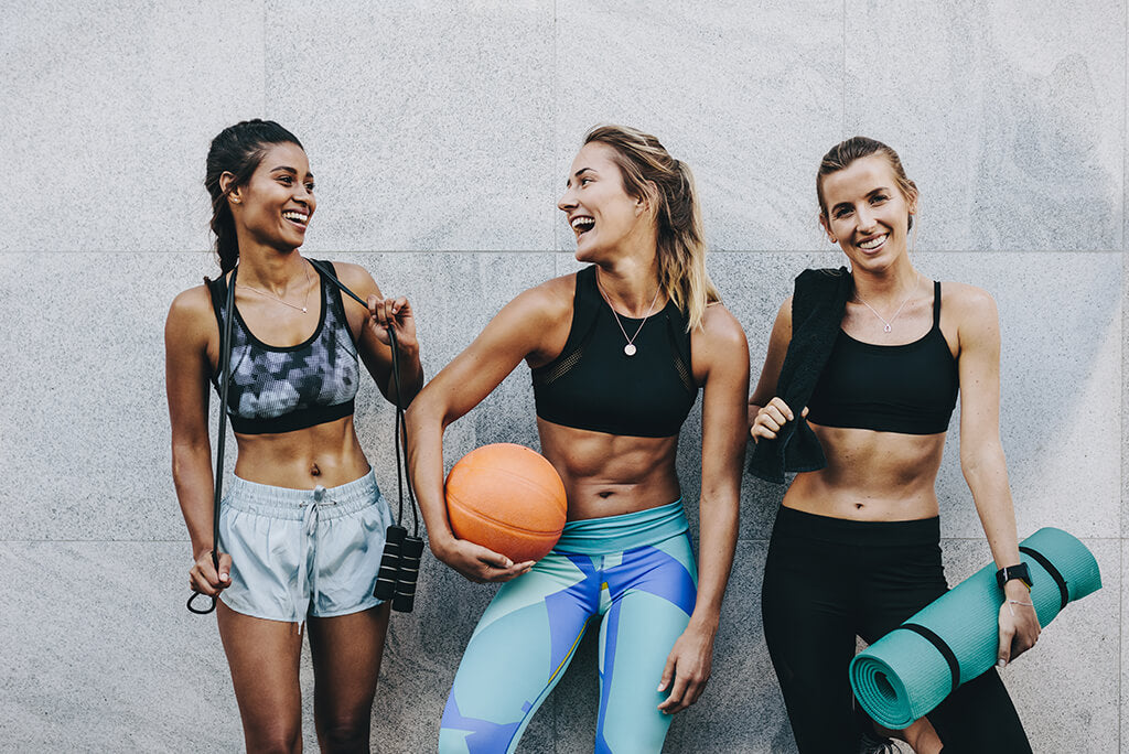 working out with friends